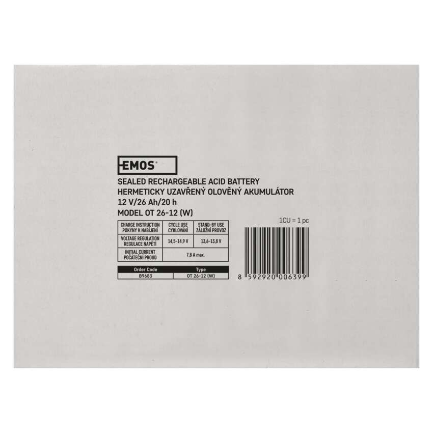 ACUMULATOR ACID SIGILAT SLA 12V 26AH L2 [5]