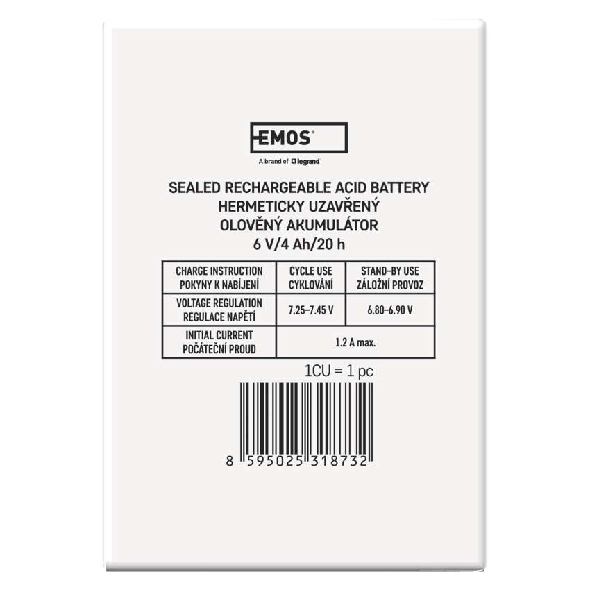 ACUMULATOR ACID SIGILAT SLA 6V 4AH PENTRU LANTERNE SI ALTE ECHIPAMENTE [5]