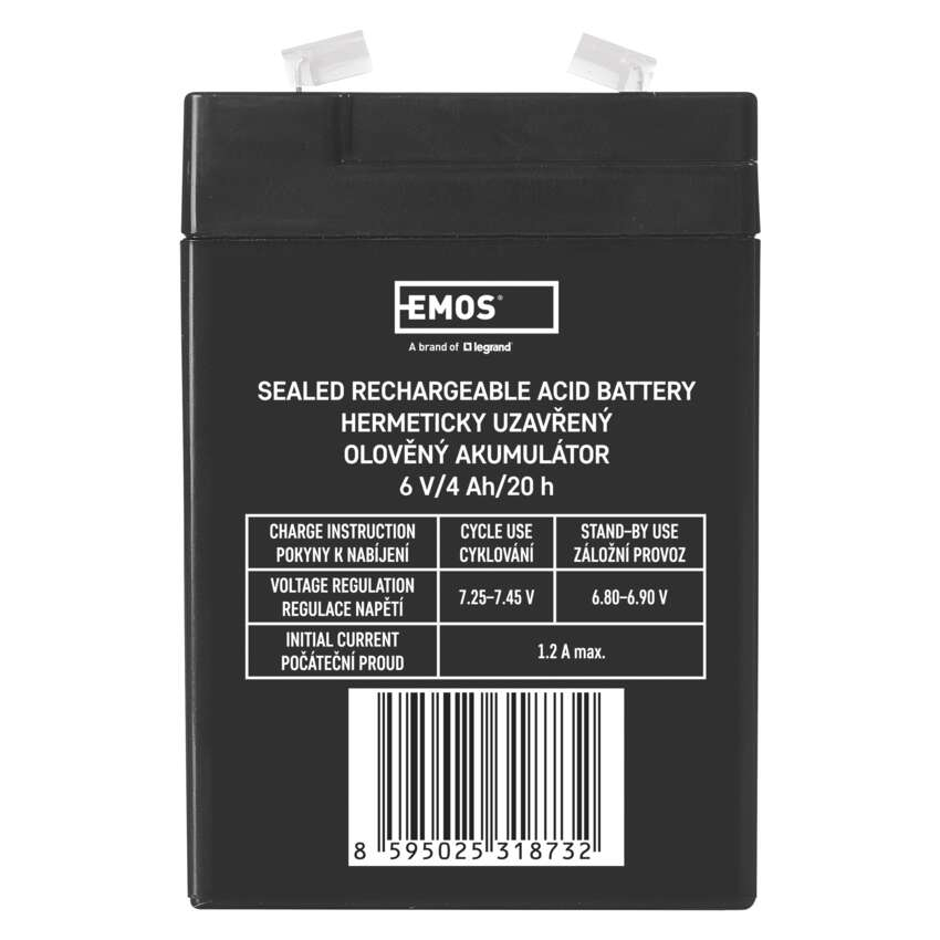 ACUMULATOR ACID SIGILAT SLA 6V 4AH PENTRU LANTERNE SI ALTE ECHIPAMENTE [3]