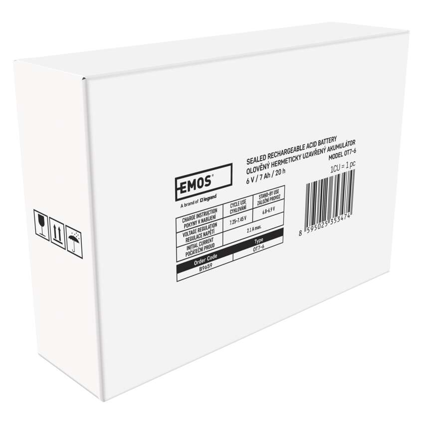 ACUMULATOR ACID SIGILAT SLA 6V 7AH-FASTON 4.7MM [9]