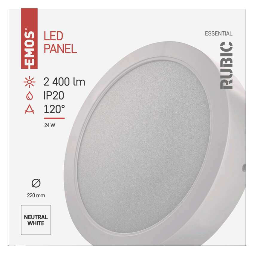 APLICA LED RUBIC 24W 4000K IP20 [8]