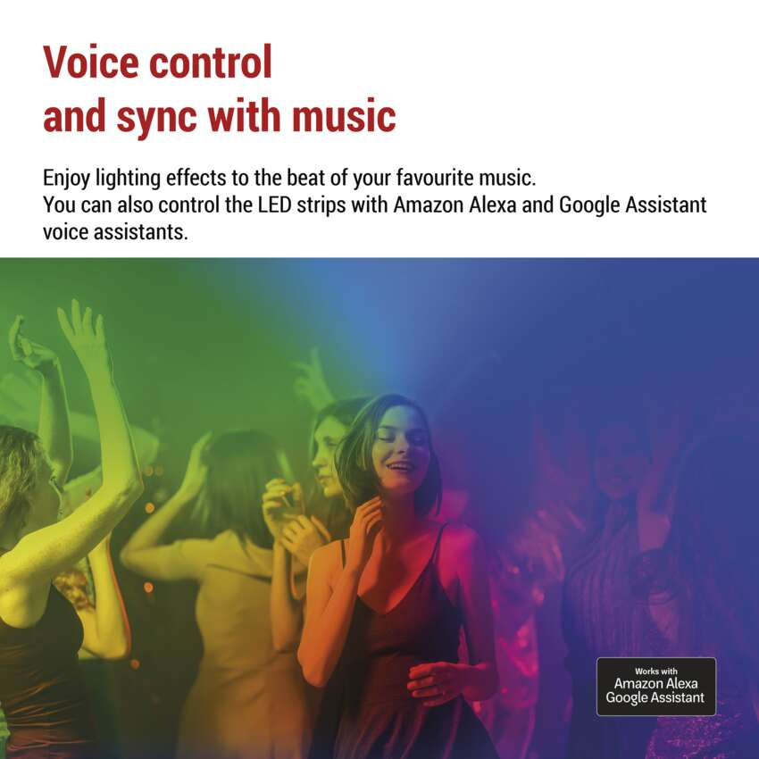 BANDA LED FLEXIBILA GOSMART NEON, 3 M, RGBIC, DIMABILA, WI-FI [5]