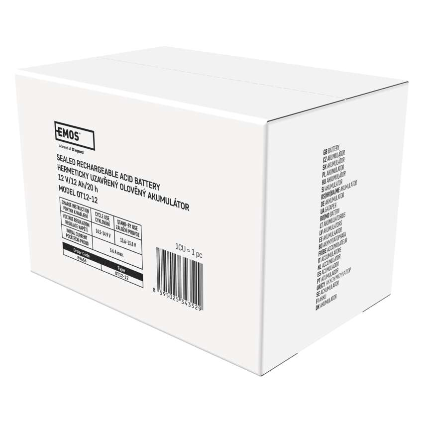 BATERIE REINCARCABILA SLA 12V 12AH-FASTON 6.3MM [12]