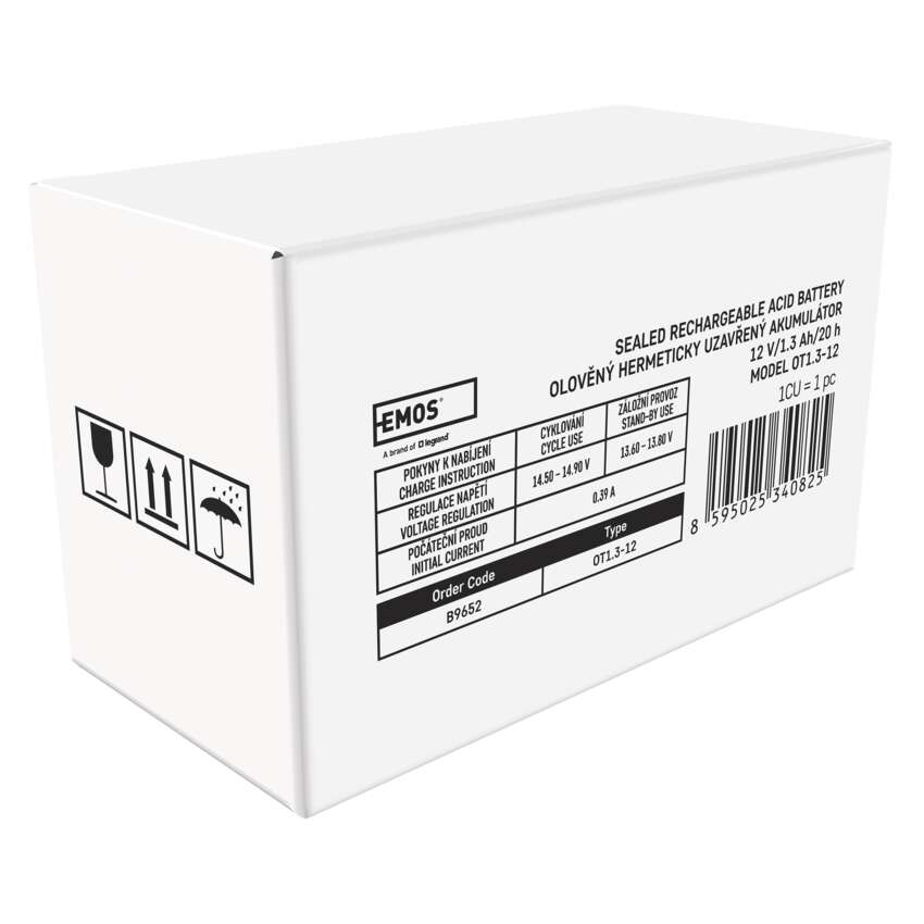 BATERIE SLA 12V 1.3AH-FASTON 4.7MM [11]