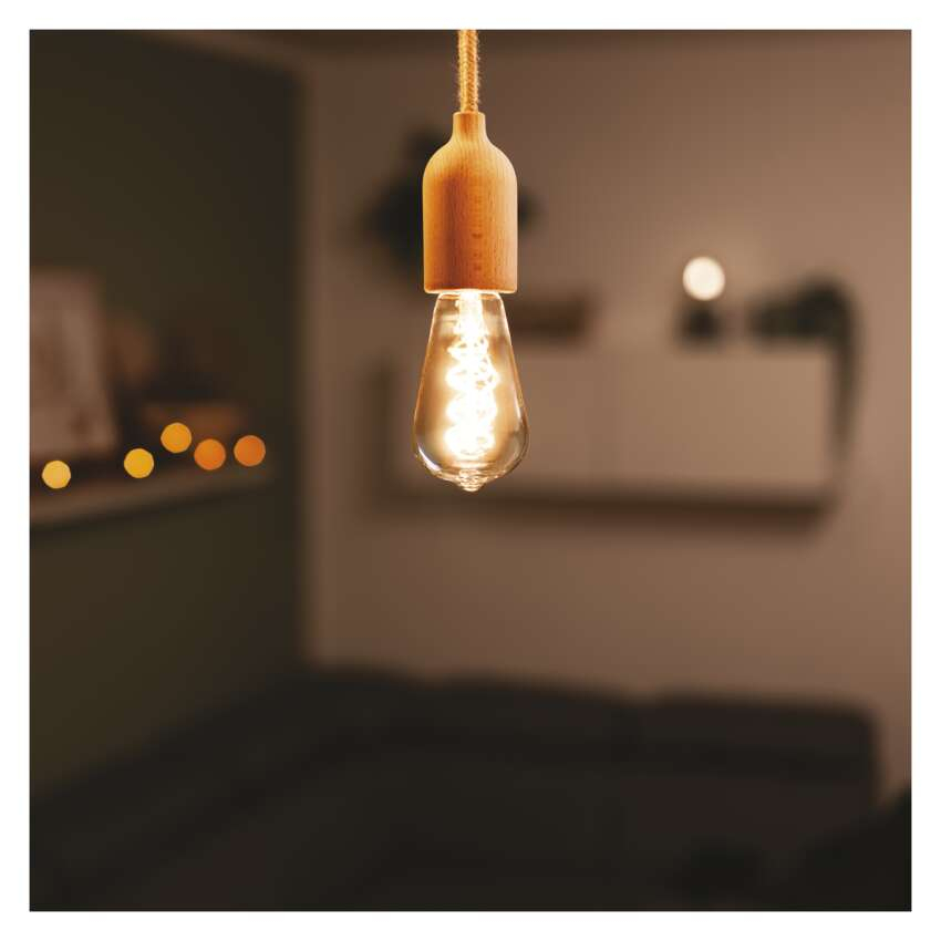 BEC LED DECO SMOKED ST64 E27, 4.5W, 180LM, FLAME [12]