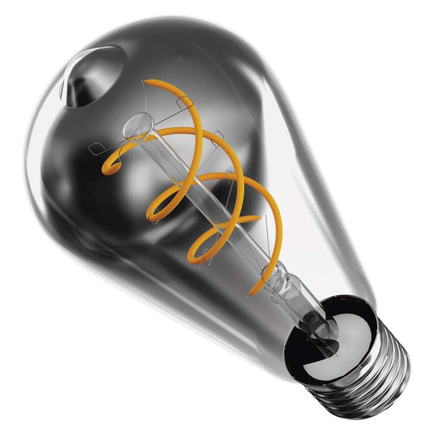 BEC LED DECO SMOKED ST64 E27, 4.5W, 180LM, FLAME [11]