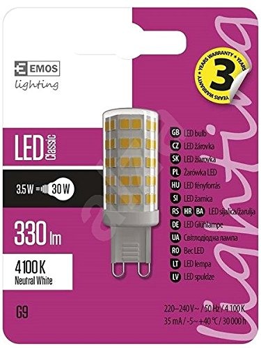 BEC LED G9 3.5 W , 4000 K [1]