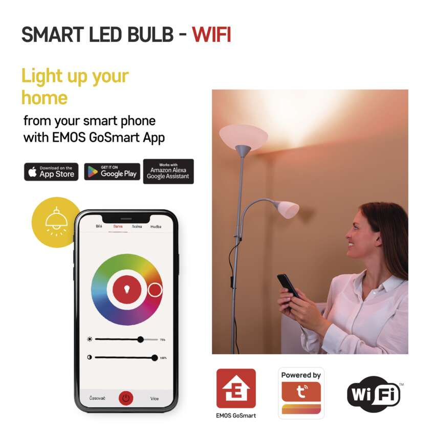 BEC LED INTELIGENT GOSMART A60, E27, 11W, RGB, DIMABIL, WI-FI [5]