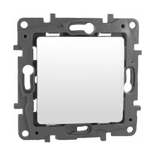 BUTON SONERIE CU REVENIRE ALB NILOE [1]