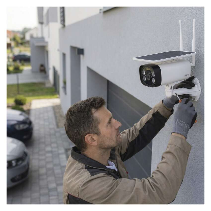 CAMERA SUPRAVEGHERE EXTERIOR GOSMART IP-600 EYE, CU BATERIE SI PANOU SOLAR, WI-FI [5]