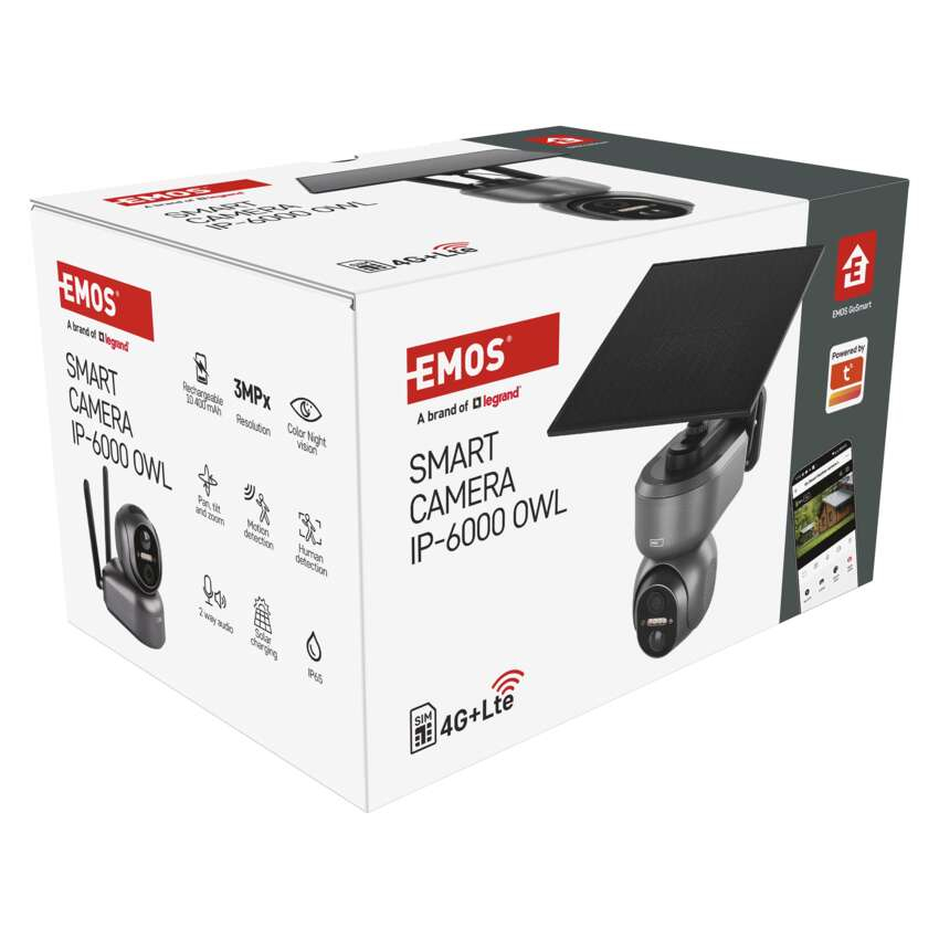 CAMERA SUPRAVEGHERE EXTERIOR GOSMART IP-6---OWL, ROTATIVA, 4G LTE, PANOU SOLAR [21]
