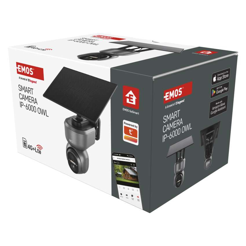 CAMERA SUPRAVEGHERE EXTERIOR GOSMART IP-6---OWL, ROTATIVA, 4G LTE, PANOU SOLAR [12]