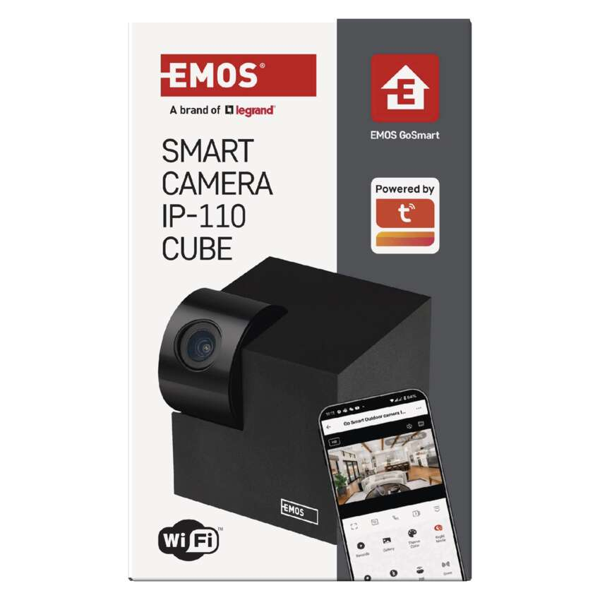 CAMERA SUPRAVEGHERE GOSMART IP-110 CUBE, ROTATIVA, WI-FI, INTERIOR [19]