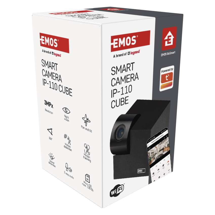 CAMERA SUPRAVEGHERE GOSMART IP-110 CUBE, ROTATIVA, WI-FI, INTERIOR [20]