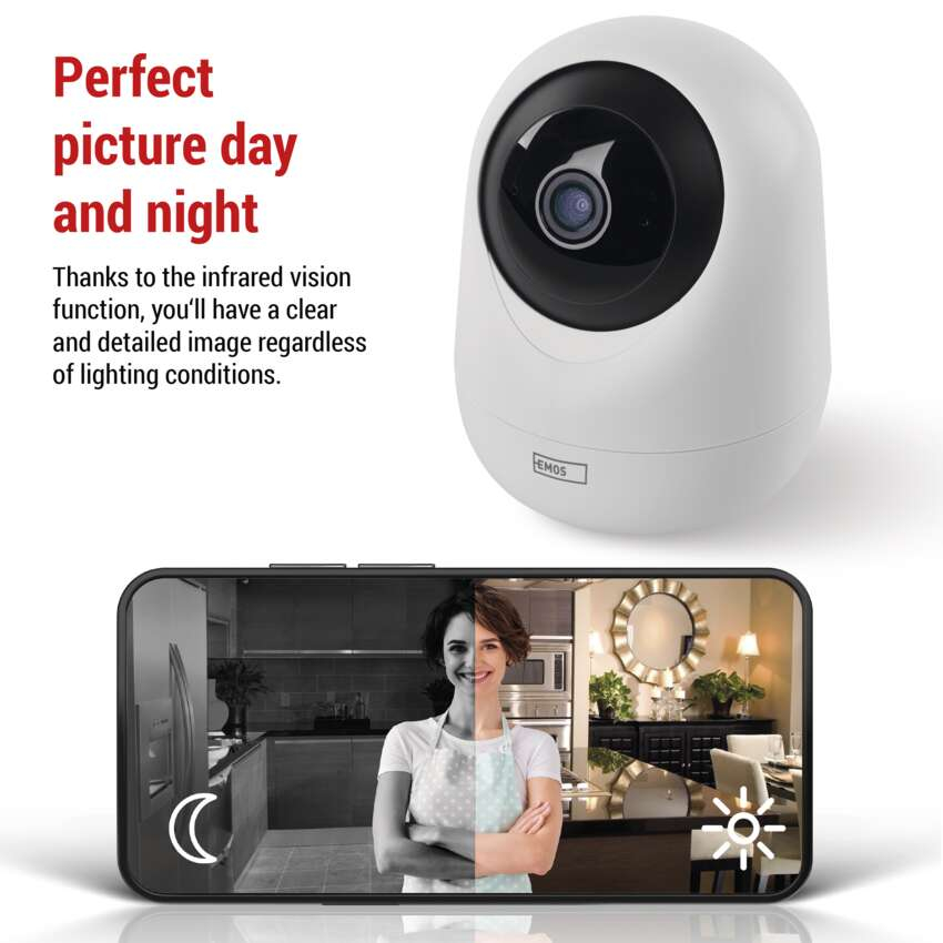 CAMERA SUPRAVEGHERE GOSMART IP-220W, ROTATIVA, WI-FI, PENTRU INTERIOR [4]