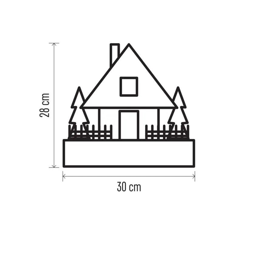 CASUTA DE CRACIUN CU LED [3]