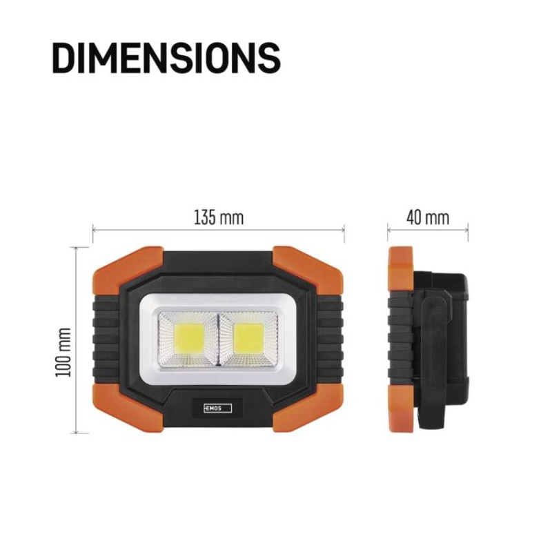 COB LED Work Light, 350 lm, 3× AA [2]