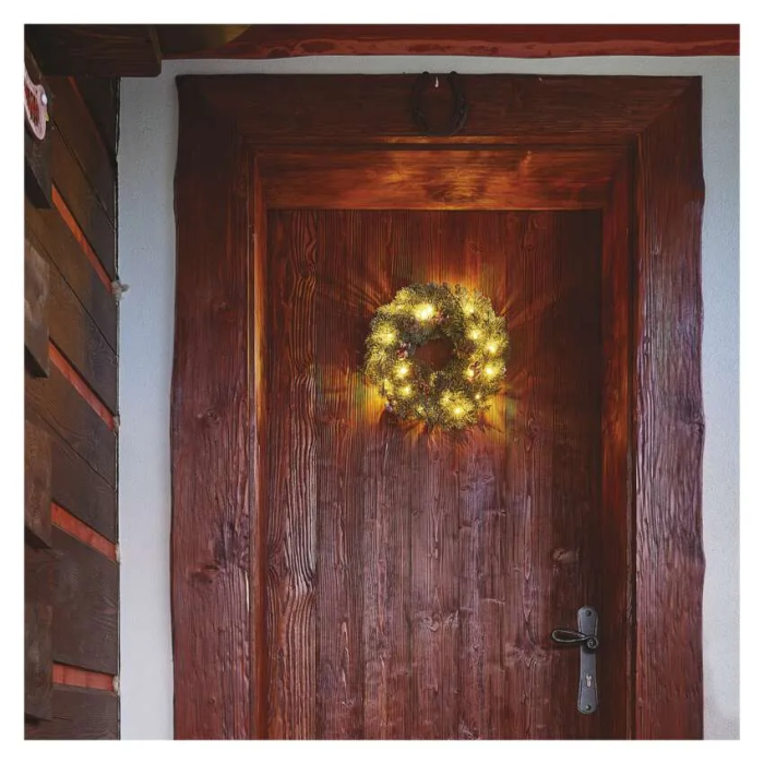 CORONA DE CRACIUN LED CU ZAPADA [4]