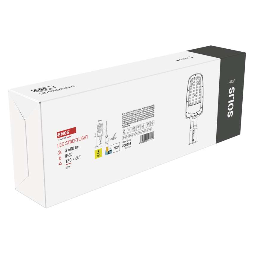 CORP ILUMINAT STRADAL LED SOLIS 30W 3600LM 4000K [14]