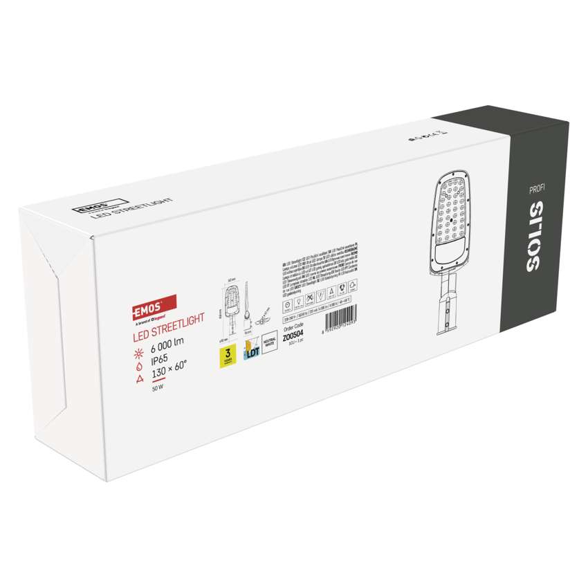 CORP ILUMINAT STRADAL LED SOLIS 50W 6000LM 4000K [13]