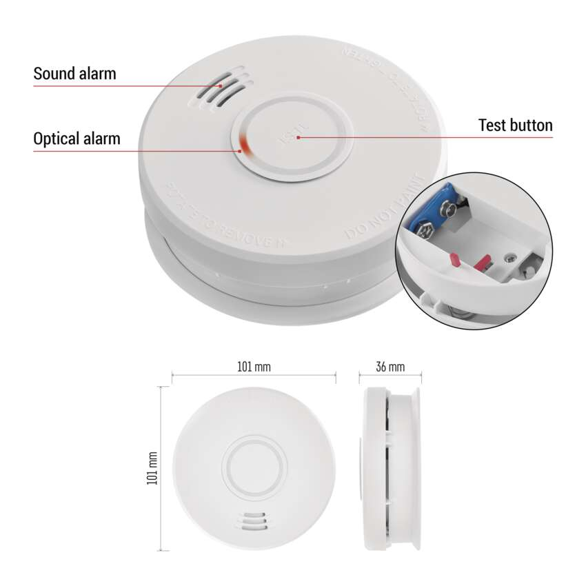 DETECTOR DE FUM EMOS TSS910A [5]