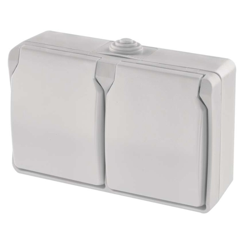Double Socket (Wall-Mounted) IP44 [1]