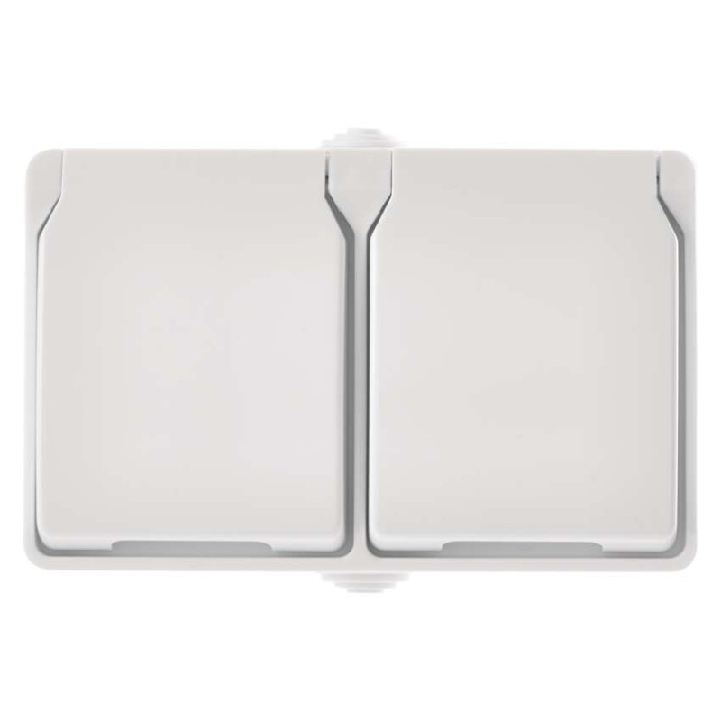 Double Socket (Wall-Mounted) IP44 [2]