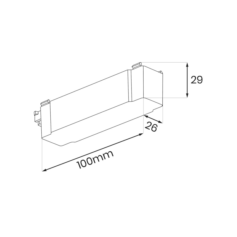 DOZA PENTRU CABLU PENTRU SINA MAGNETICA SLIM, ALB [3]