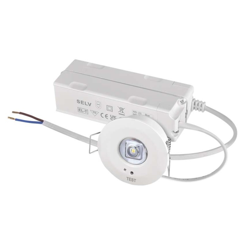 Emergency downlight ORSU 1W 130lm 3h [2]