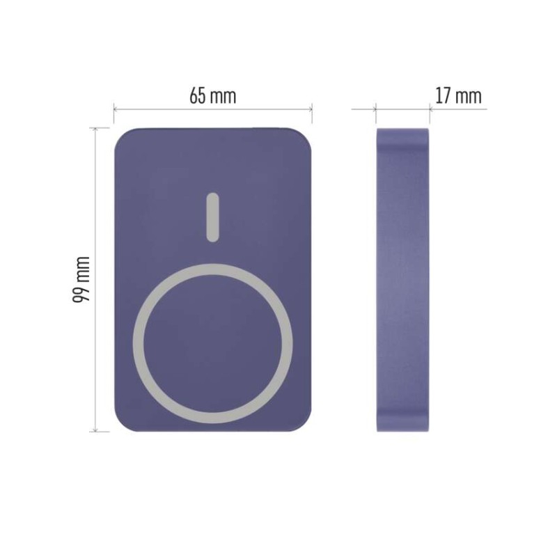 EMOS Portable Power bank WI 1046, 10 000 mAh, 20 W+Wireless, blue [3]