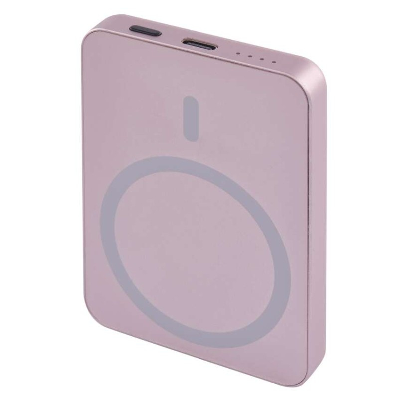 EMOS Portable Power bank WI 522, 5 000 mAh, 20 W+Wireless, salmon [2]