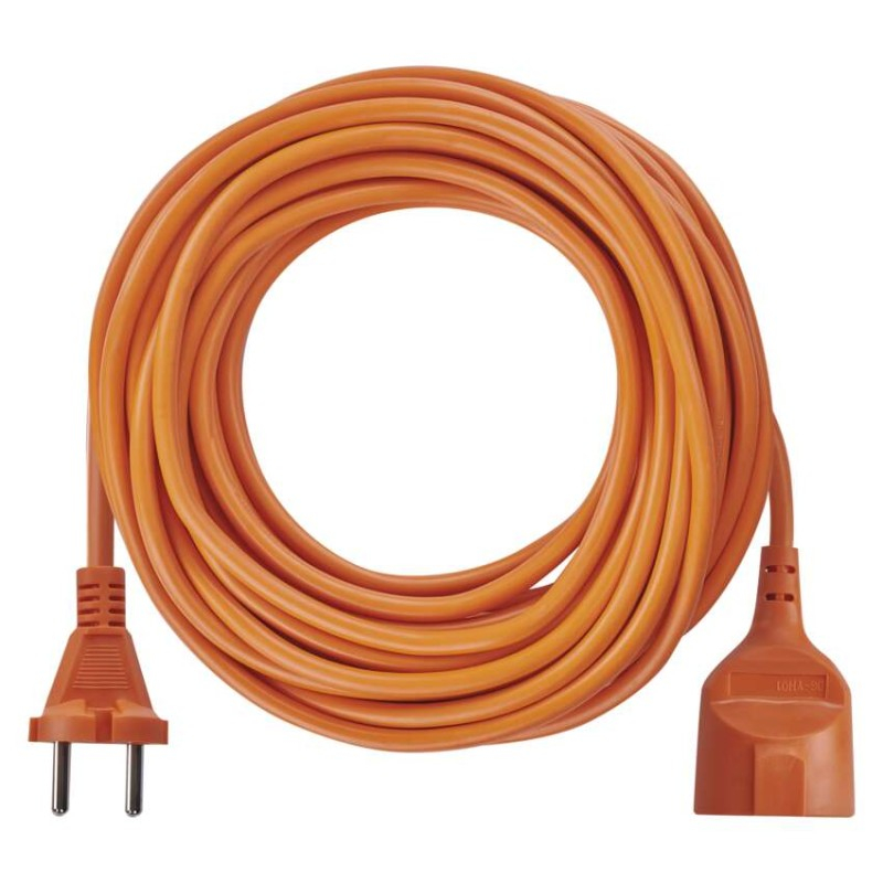 Extension Cord 20 m / 1 socket / orange / PVC / 230 V / 1.5 mm2 [2]