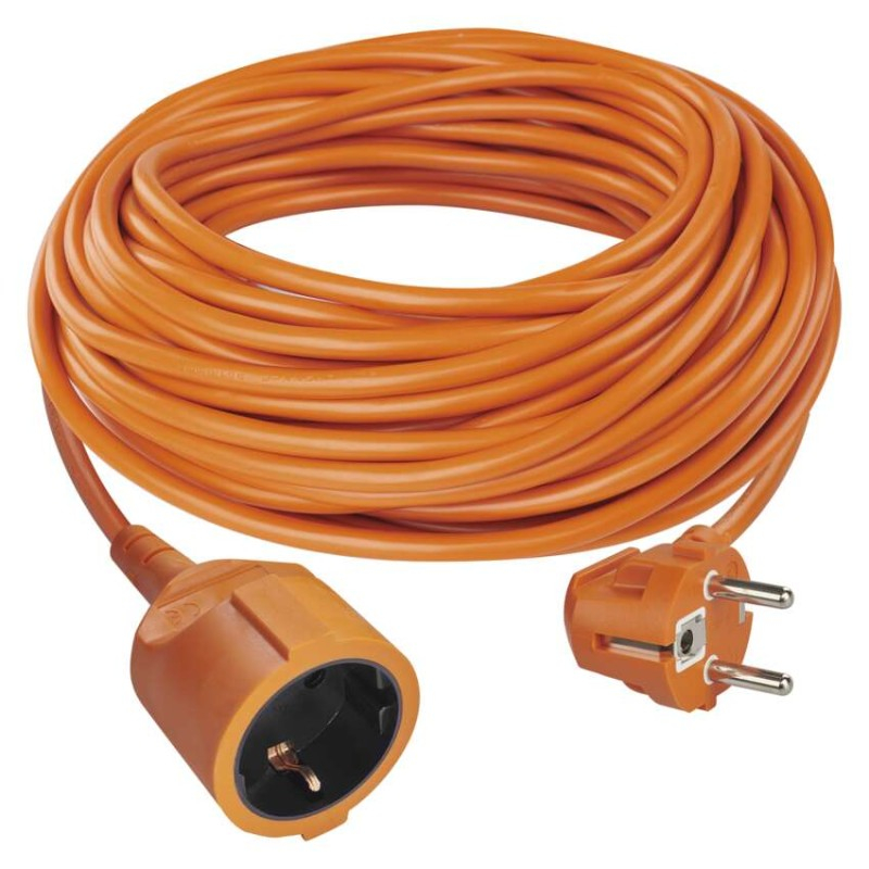 Extension Cord 30 m / 1 sockets / orange / PVC / 1,5 mm2 [1]