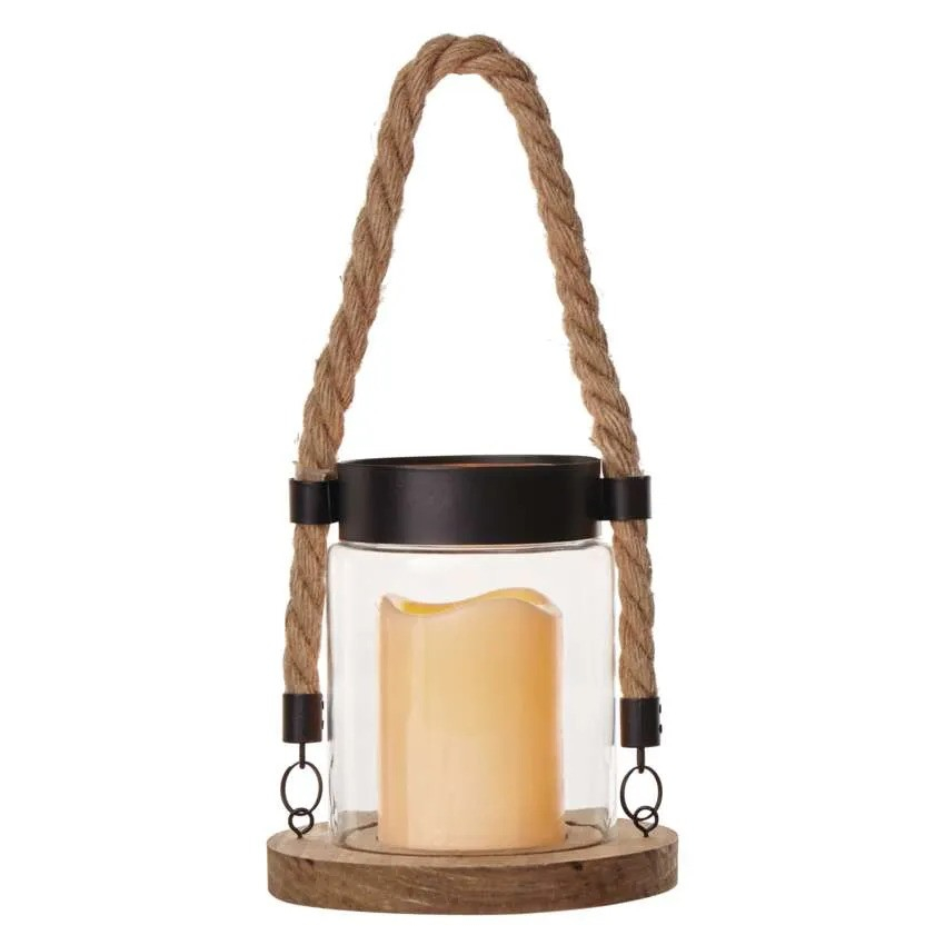 FELINAR DECORATIV LEMN + STICLA [1]