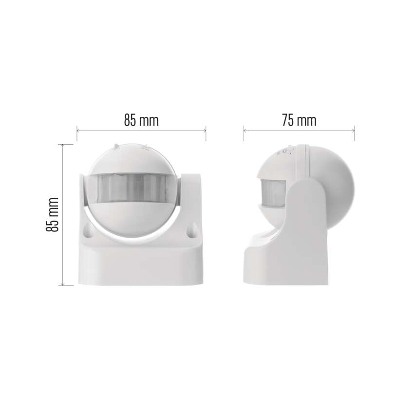 SENZOR DE MISCARE PIRO IP44, 1200W, ALB [12]