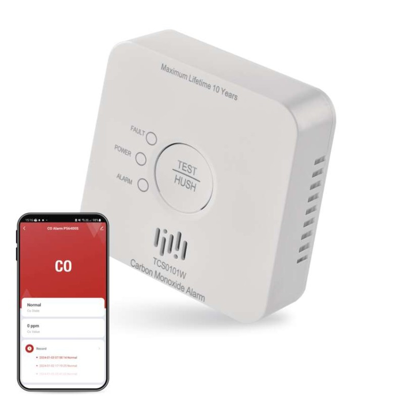 GoSmart CO Alarm TCS0101W with WiFi [1]