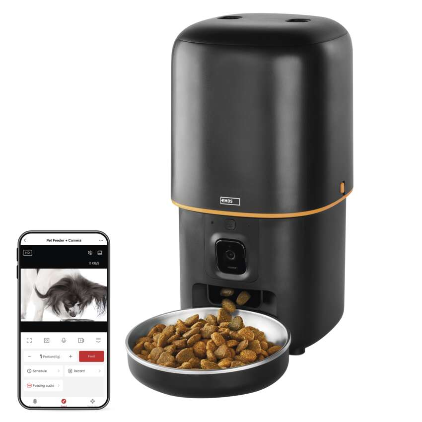 GOSMART FEEDER PET CARE WITH CAMERA, 4 L, BLACK, WI-FI [1]