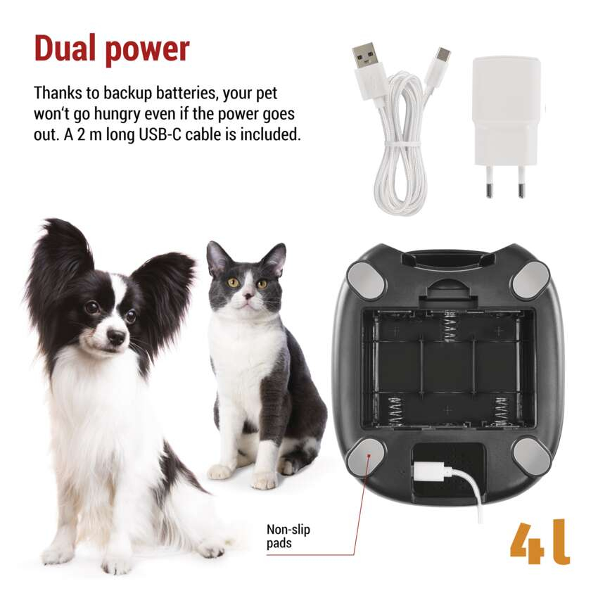 GOSMART FEEDER PET CARE WITH CAMERA, 4 L, BLACK, WI-FI [7]