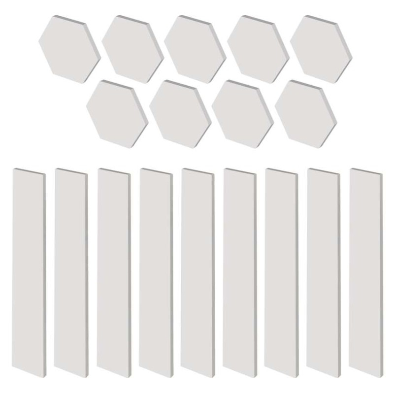 GoSmart LED luminaire Lines white, 9 parts, 34 W, RGBIC dimmable, WiFi [2]