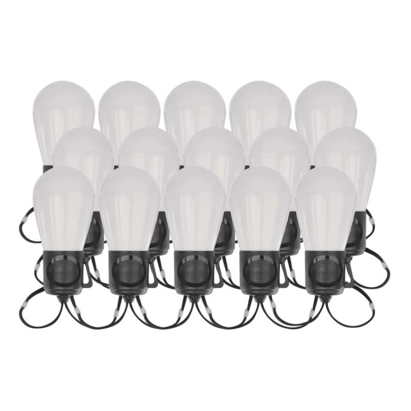 GoSmart LED String Lights – 15× Party Bulbs, 15 m, Outdoor and Indoor, RGBIC WiFi [2]