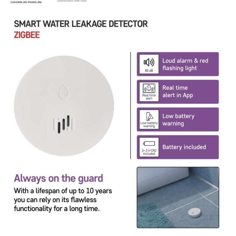 GoSmart Water Leak Detector P56000S ZigBee [3]