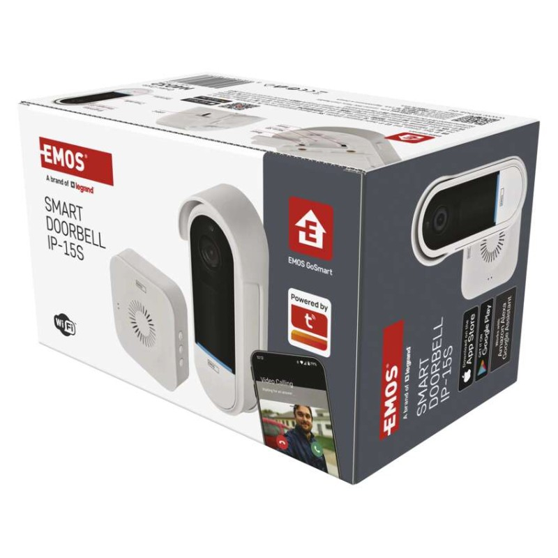 GoSmart Wireless battery-powered video doorbell IP-15S with WiFi [3]