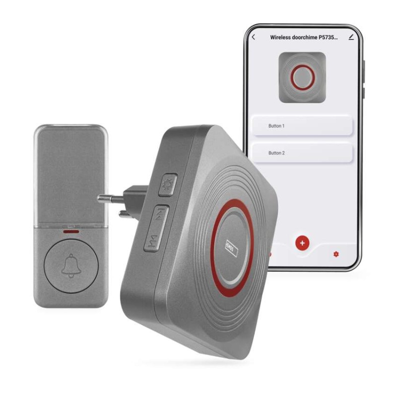 GoSmart Wireless Doorbell P5735SS with WiFi [1]