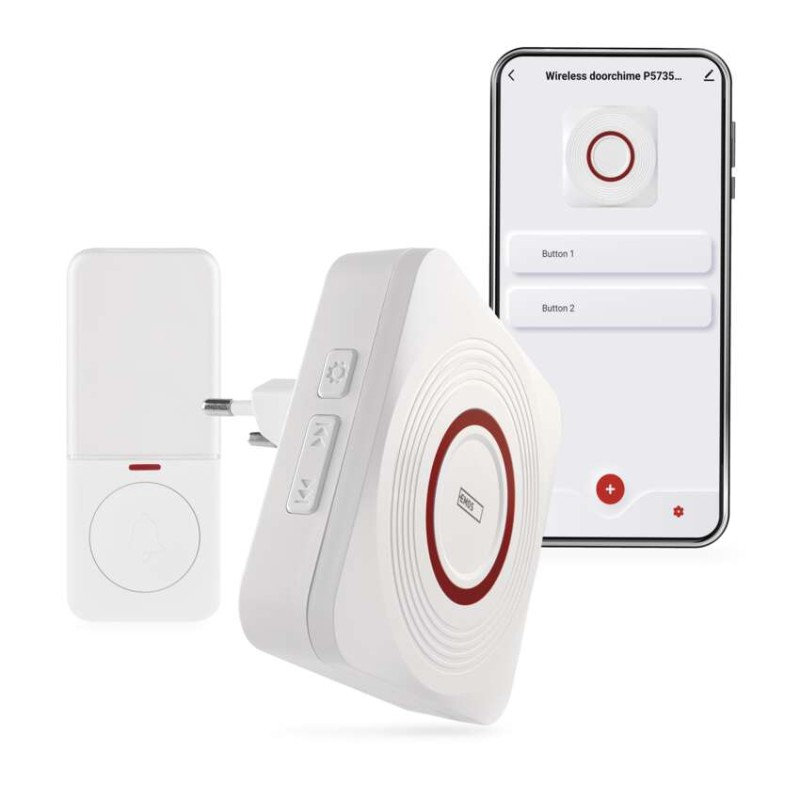 GoSmart Wireless Doorbell P5735WS with WiFi [1]