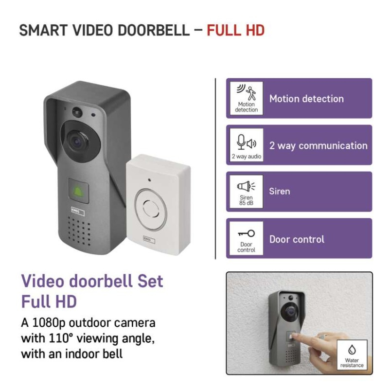 GoSmart Wireless video doorbell IP-09C with WiFi [2]