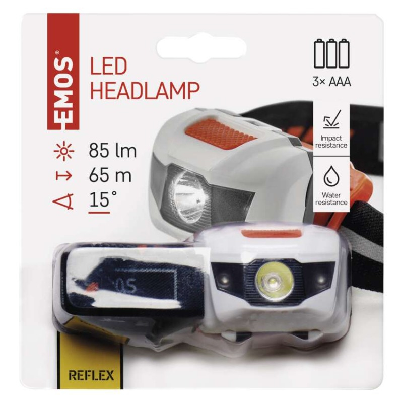 Headlamp 3× AAA, 85 lm, 65 m [2]