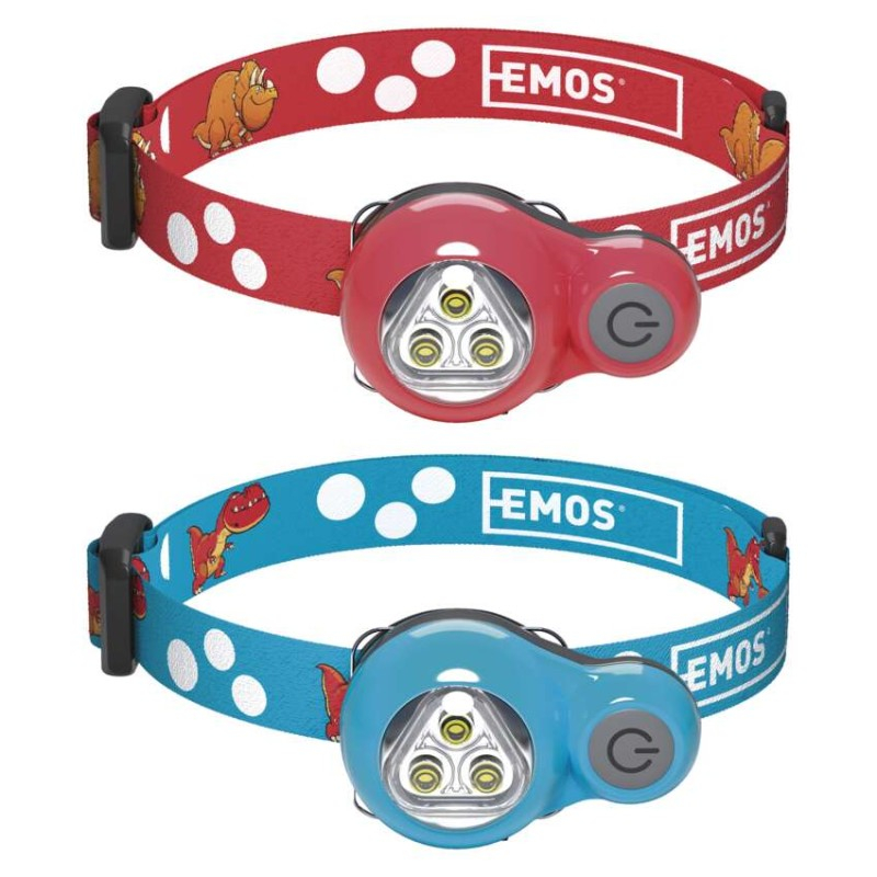 Headlamp - Dino, 2× CR2032, 8 pcs, display box [2]