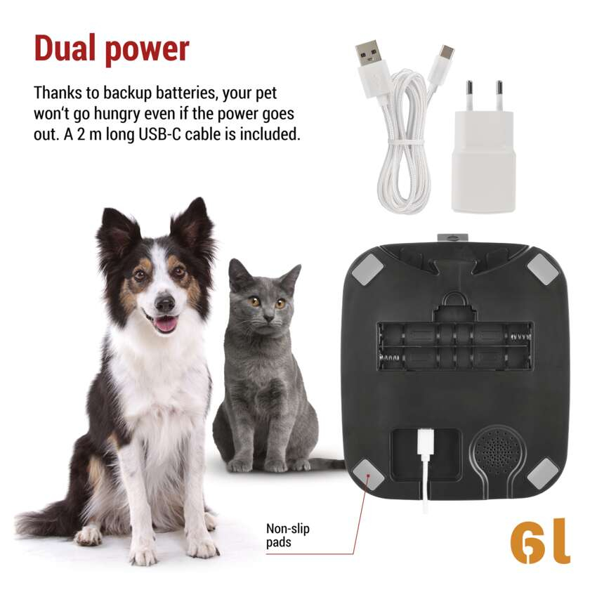 HRANITOR AUTOMAT ANIMALE GOSMART PET CARE 6L CU CAMERA, WI-FI [7]