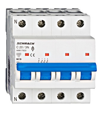 INTRARUPATOR MODULAR (MCB) 3P+N 20A [1]