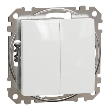 INTRERUPATOR DUBLU ALB SEDNA [1]